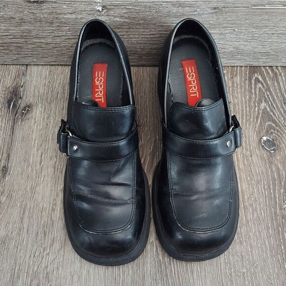 Vintage Esprit Chunky Loafers Size 8.5 - Picture 3 of 12